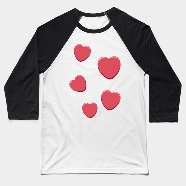 Lee's Love Hearts of Youth! Baseball T-Shirt by langstal